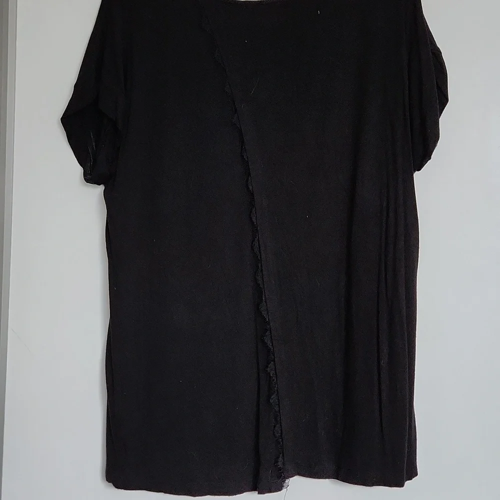 Black with Sheer Back Details - Picture 2 of 4